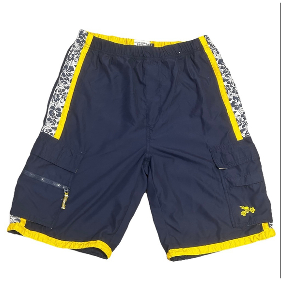 Men's Plugg Co Cargo Shorts Size M Blue - Picture 1 of 6